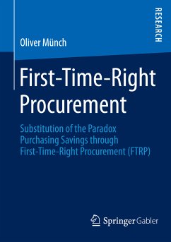 First-Time-Right Procurement (eBook, PDF) - Münch, Oliver