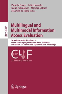 Cover Multilingual and Multimodal Information Access Evaluation (eBook, PDF)