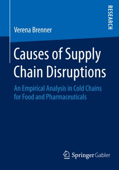 Causes of Supply Chain Disruptions (eBook, PDF) - Brenner, Verena