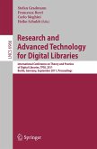 Research and Advanced Technology for Digital Libraries (eBook, PDF)