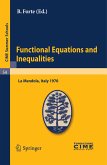 Functional Equations and Inequalities (eBook, PDF)