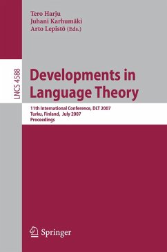 Cover Developments in Language Theory (eBook, PDF)