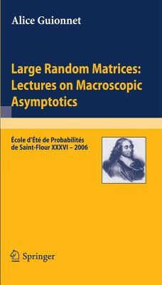Large Random Matrices: Lectures on Macroscopic Asymptotics (eBook, PDF) - Guionnet, Alice