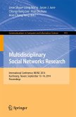 Multidisciplinary Social Networks Research (eBook, PDF)