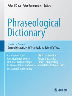 Phraseological Dictionary English - German (eBook, PDF) - Kraus, Roland; Baumgartner, Peter