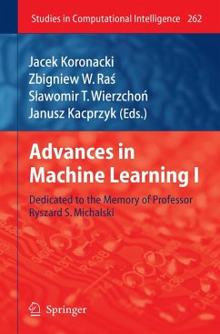 Advances in Machine Learning I (eBook, PDF)