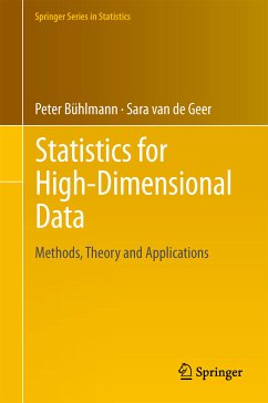 Statistics for High-Dimensional Data (eBook, PDF) - Bühlmann, Peter; van de Geer, Sara