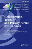 Collaborative, Trusted and Privacy-Aware e/m-Services (eBook, PDF)