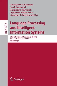 Language Processing and Intelligent Information Systems (eBook, PDF)