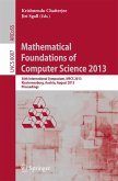 Mathematical Foundations of Computer Science 2013 (eBook, PDF)