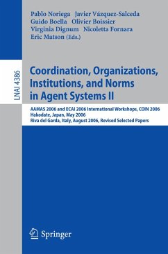 Coordination, Organizations, Institutions, and Norms in Agent Systems II (eBook, PDF)