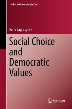 Social Choice and Democratic Values (eBook, PDF) - Lagerspetz, Eerik