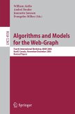Algorithms and Models for the Web-Graph (eBook, PDF)