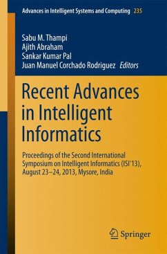 Recent Advances in Intelligent Informatics (eBook, PDF)