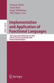 Implementation and Application of Functional Languages (eBook, PDF)