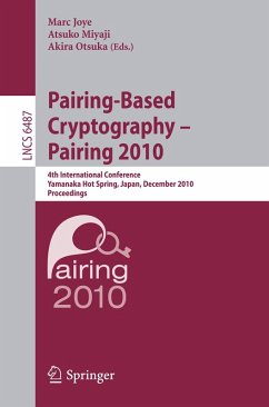 Cover Pairing-Based Cryptography - Pairing 2010 (eBook, PDF)