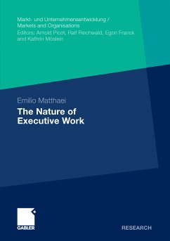 The Nature of Executive Work (eBook, PDF) - Matthaei, Emilio