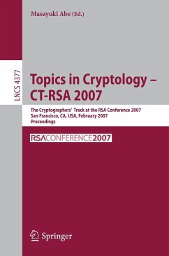 Cover Topics in Cryptology - CT-RSA 2007 (eBook, PDF)