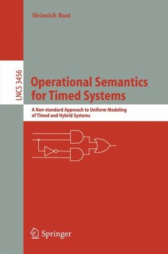 Operational Semantics for Timed Systems (eBook, PDF) - Rust, Heinrich