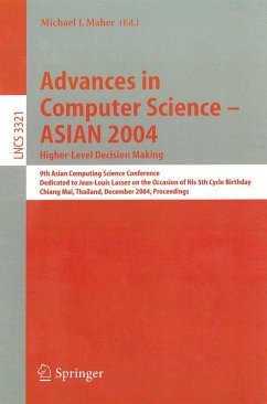 Cover Advances in Computer Science - ASIAN 2004, Higher Level Decision Making (eBook, PDF)