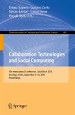 Collaboration Technologies and Social Computing (eBook, PDF)