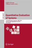 Quantitative Evaluation of Systems (eBook, PDF)