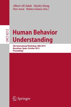 Human Behavior Understanding (eBook, PDF)