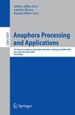 Anaphora Processing and Applications (eBook, PDF)
