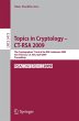 Topics in Cryptology - CT-RSA 2009... - Bild 1