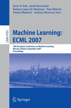 Machine Learning: ECML 2007 (eBook, PDF)