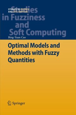 Optimal Models and Methods with Fuzzy Quantities (eBook, PDF) - Cao, Bing-Yuan