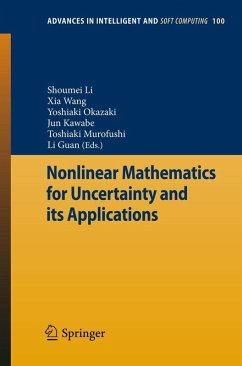 Cover Nonlinear Mathematics for Uncertainty and its Applications (eBook, PDF)