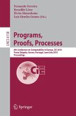 Programs, Proofs, Processes (eBook, PDF)