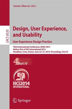 Design, User Experience, and Usability: User Experience Design Practice (eBook, PDF)