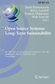 Open Source Systems: Long-Term Sustainability (eBook, PDF)