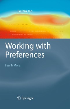 Working with Preferences: Less Is More (eBook, PDF) - Kaci, Souhila