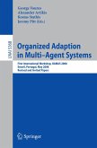 Organized Adaption in Multi-Agent Systems (eBook, PDF)