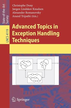 Advanced Topics in Exception Handling Techniques (eBook, PDF)