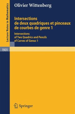 Intersections de deux quadriques et pinceaux de courbes de genre 1 (eBook, PDF) - Wittenberg, Olivier