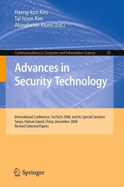 Cover Advances in Security Technology (eBook, PDF)