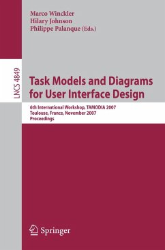 Task Models and Diagrams for User Interface Design (eBook, PDF)