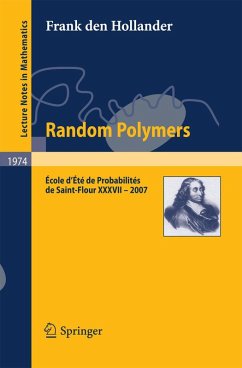 Random Polymers (eBook, PDF) - Den Hollander, Frank