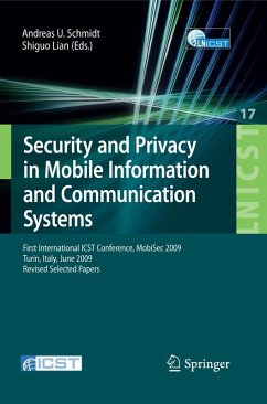 Security and Privacy in Mobile Information and Communication Systems (eBook, PDF)