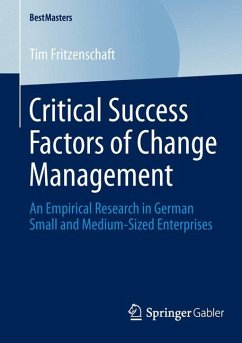 Critical Success Factors of Change Management (eBook, PDF) - Fritzenschaft, Tim