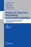 Rough Sets, Fuzzy Sets, Data Mining, and Granular Computing (eBook, PDF)