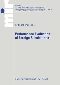 Performance Evaluation of Foreign Subsidiaries (eBook, PDF) - Kretschmer, Katharina