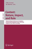Information Context: Nature, Impact, and Role (eBook, PDF)