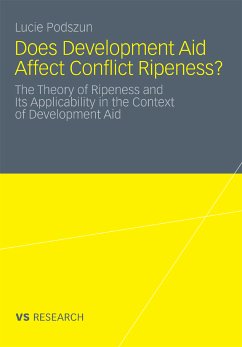 Does Development Aid Affect Conflict Ripeness? (eBook, PDF) - Podszun, Lucie