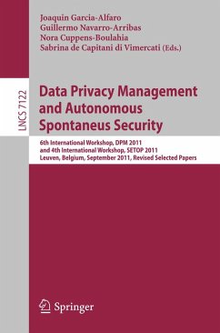 Data Privacy Management and Autonomous Spontaneus Security (eBook, PDF)