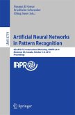 Artificial Neural Networks in Pattern Recognition (eBook, PDF)